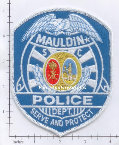 South Carolina - Mauldin Police Dept Patch v3