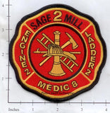 South Carolina - Sage Mill Engine 2 Ladder 2 Medic 8 Fire Dept Patch