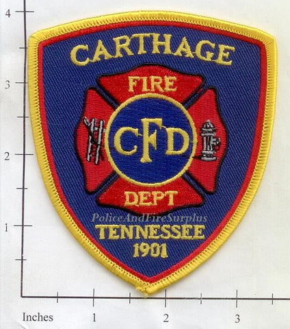 Tennessee - Carthage Fire Dept Patch