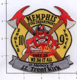 Tennessee - Memphis Engine 10 Truck 9 Unit 21 Fire Dept Patch v1
