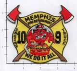 Tennessee - Memphis Engine 10 Truck 9 Unit 21 Fire Dept Patch v2