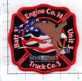 Tennessee - Memphis Engine 14 Truck 3 Battalion 3 Ambulance Unit 3 Fire Dept Patch