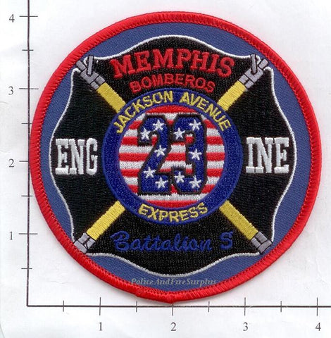 Tennessee - Memphis Engine 23 Battalion5 Fire Dept Patch