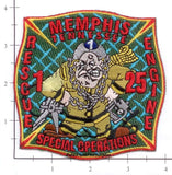 Tennessee - Memphis Engine 25 Rescue 1 Special Operations Fire Dept Patch