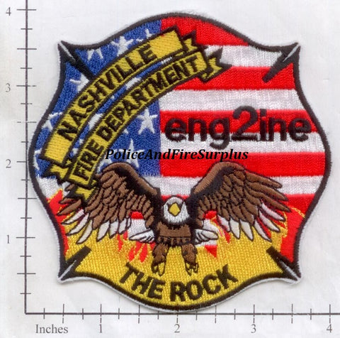 Tennessee - Nashville Engine  2 Fire Dept Patch
