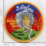 Tennessee - Nashville Engine  5 Fire Dept Patch