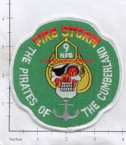 Tennessee - Nashville Fireboat 9 Fire Dept Patch