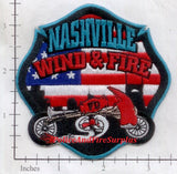 Tennessee - Wind And Fire Motorcycle Club Fire Dept Patch