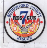 Tennessee - Rutherford County Rescue 7 Fire Dept Patch