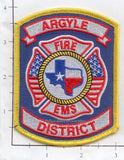 Texas - Argyle Fire EMS District Patch v1