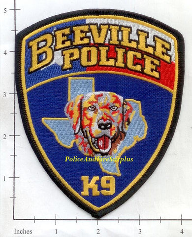 Texas - Beeville Police Dept K-9  Patch