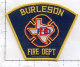 Texas - Burleson Fire Dept Patch