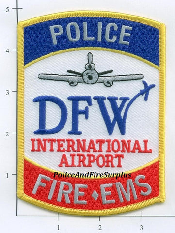 Texas - Dallas Fort Worth International Airport Fire EMS Fire Dept Patch v1