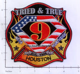 Texas - Houston Station   9 Fire Dept Patch
