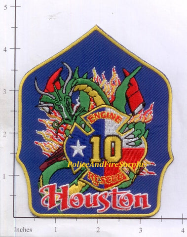 Texas - Houston Station  10 Fire Dept Patch v1
