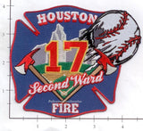 Texas - Houston Station  17 Fire Dept Patch