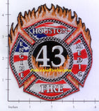 Texas - Houston Station  43 Fire Dept Patch v1