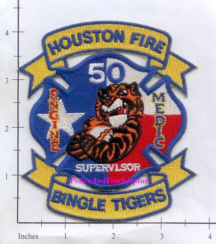 Texas - Houston Station  50 Fire Dept Patch v1