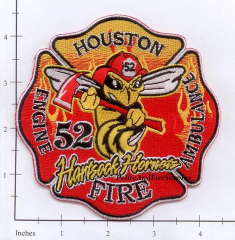 Texas - Houston Station  52 Fire Dept Patch