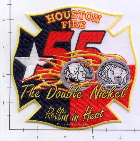 Texas - Houston Station  55 Fire Dept Patch v2