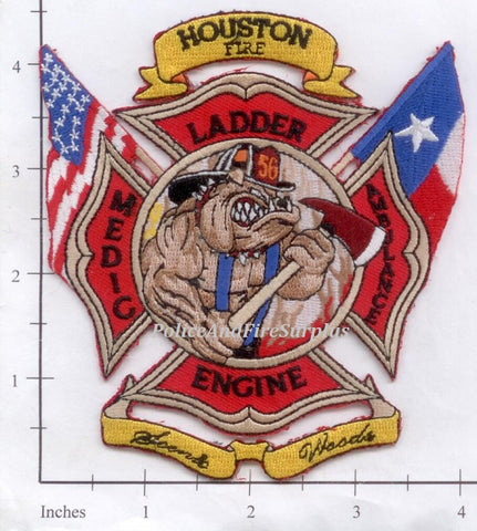 Texas - Houston Station  56 Fire Dept Patch v2
