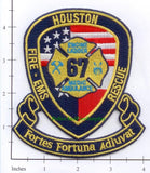 Texas - Houston Station  67 Fire Dept Patch v1
