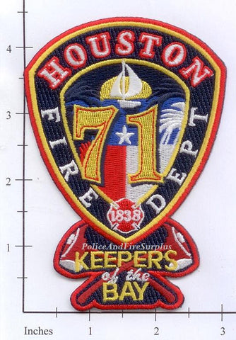 Texas - Houston Station  71 Fire Dept Patch