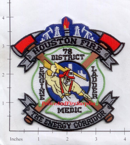 Texas - Houston Station  78 Fire Dept Patch