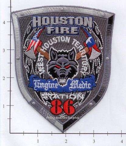 Texas - Houston Station  86 Fire Dept Patch v1