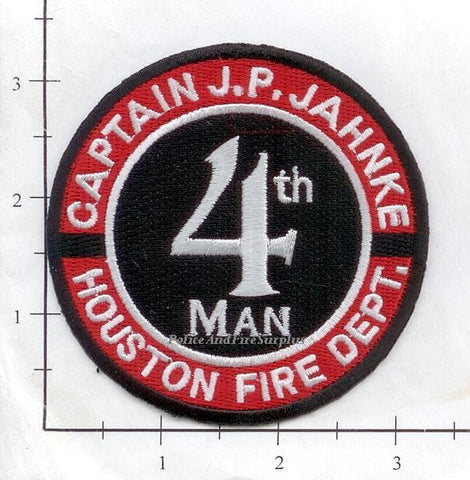 Texas - Houston Fire Dept Captain J P Jahnke Patch