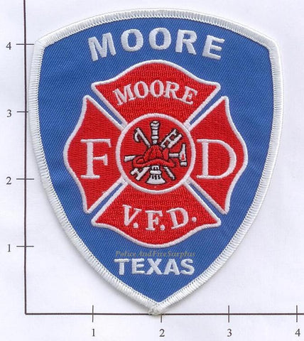 Texas - Moore Volunteer Fire Dept Patch v1