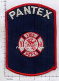 Texas - Pantex Fire Dept Patch