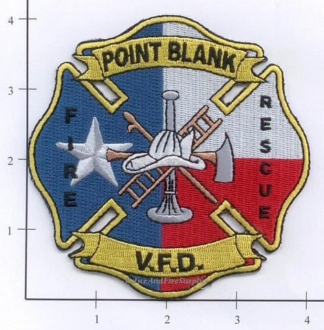 Texas - Point Blank Volunteer Fire Dept Patch