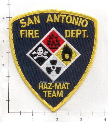 Texas - San Antonio Fire Dept Haz Mat Team Patch