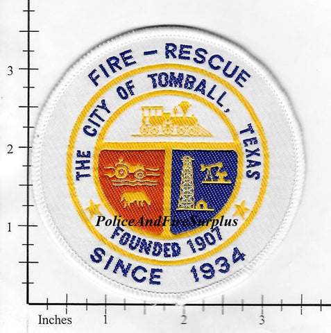 Texas - Tomball Fire Rescue Patch