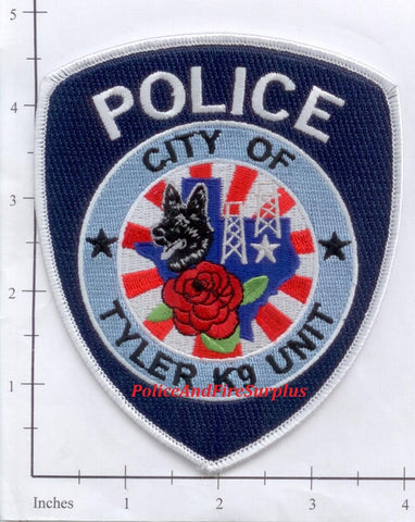 Texas - Tyler Police Dept K-9 Patch