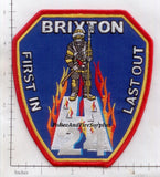 United Kingdom - London Fire Brigade Fire Dept Patch Brixton