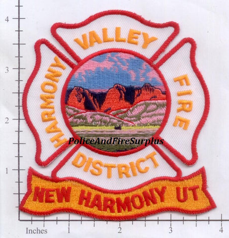 Utah - Harmony Valley Fire District Patch