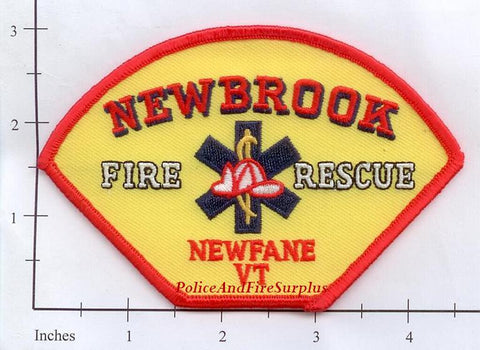 Vermont - Newbrook Fire Rescue Fire Dept Patch