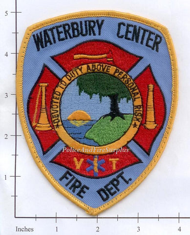 Vermont - Waterbury Center Fire Dept Patch