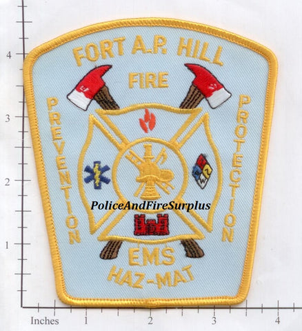 Virginia - For A.P. Hill Fire Dept Patch