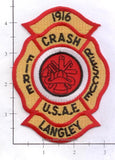 Virginia - Langley Air Force Base Fire Dept Patch