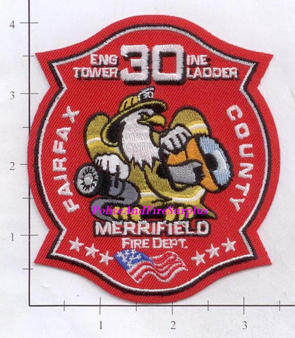 Virginia - Merrifield Engine 30 Ladder 30 Fire Dept Patch