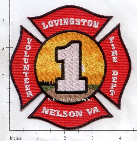 Virginia - Nelson - Lovingston Volunteer Fire Dept Patch