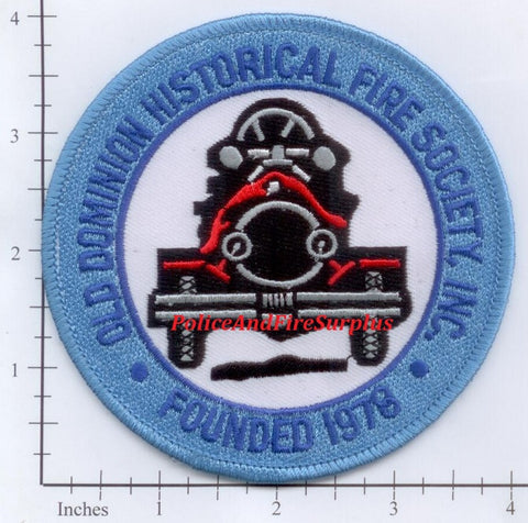 Virginia -Old Dominion Fire Historical Society Fire Dept Patch v1