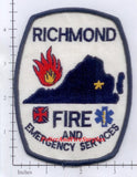 Virginia - Richmond Fire And Emergency Services Patch