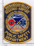 Virginia - Shenandoah Valley Regional Airport Public Safety Fire Dept Patch