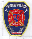 Virginia - Ewing - Thomas Walker Volunteer Fire Dept Patch