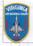 Virginia - Virginia Air National Guard Crash Fire Rescue Patch