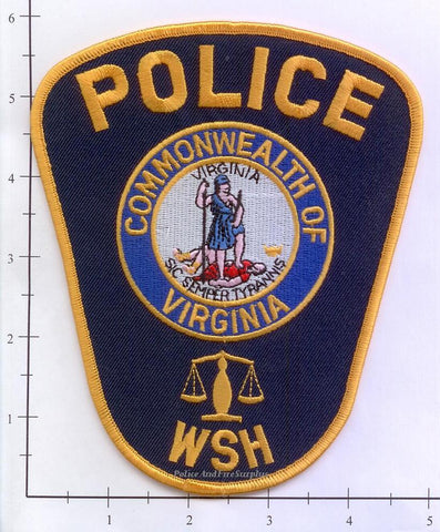 Virginia - Western Virginia State Hospital Police Dept Patch